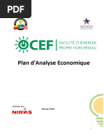 ANNEXE H Plan Analyse Economique