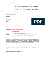 Cómo Se Verifica Si Una Empresa Extranjera Ha Optado Por No Realizar Retencion