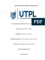 Universidad Tecnica Particular de Loja - Bioquimica General - Finalizado