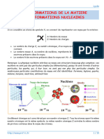 Cours - Transformations Nucleaires