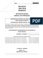 RG140.B, RG170.B, RG200.B - Manual Operação