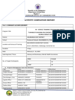 2023 SDO CamSur Mid-Year INSET Program Completion Report