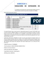 1° E2 - Calculo Del OEE - Línea Extrusora Clextral