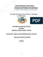 Informe de Malaquita de Sergio Junior Moreno Gomez