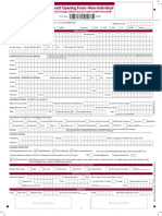 Current and Savings Account Opening Form For Non Individuals