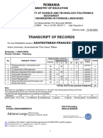 Transcript of Records SANTESTEBAN FRANCES Inigo Semnat