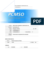 Pcmso - Monte Cristo Construções