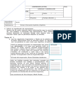 Prueba Comprension Lectora 6 Basico N°2