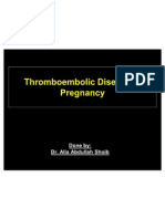 Thromboembolic Disease in Pregnancy د.علية شعيب