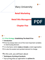 Retail Marketing Chapter 5 Continued