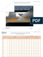 Stad Caracteristiques Techniques Des Profils Ipe