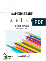 Napenda Irabu I Love Vowels LEVEL2.01