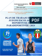 Plan de Educacion Fisica 2024 Educación Fisica RB