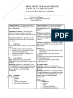 Multigrade Final Lesson Plan