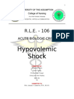 Hypovolemic Shock