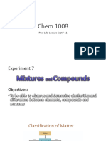 Chem 1008 Post Expt 7 To 11 (Autosaved)