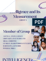 Module 6 PSYCH ASSESS Intelligence and Its Measurement