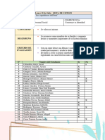 LISTA DE COTEJO 19 Al 21 de Julio