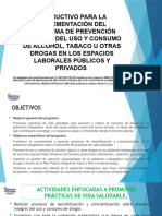 Plan de Prevencion de Riesgo de Consumo de Alcohol y Drogas