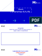 Dimensión de 4 Áreas - Plantilla de Evaluación Parcial