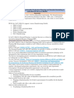 OV - Key Functionality Production Planning and DS in Embedded PP