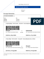 Flight Itinerary - OMAIR MOHAMMED