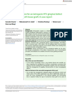 Clin Adv Periodontics - 2023 - Chacón - Papilla Reconstruction For An Iatrogenic RT3 Gingival Defect Using A Tuberosity