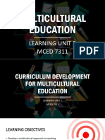 MCED7311 - LU5 - Theme2-5 - Multicultural Approaches