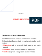 Small Business: Chapter Two