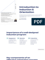 Introduction To Induction & Orientation: by Raj Dubey