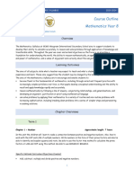 Y8 Maths Syllabus Overview 2023-2024