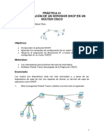 P41 Configuracion de Un Servidor DHCP en Un Router Cisco