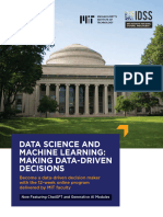 Mit Data Science Machine Learning Program Brochure Dom