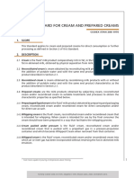 Standard For Cream and Prepared CreamsCODEX STAN 288 1976