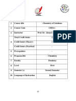 Electronic Book of Chemistry of Solutions CHM - 1