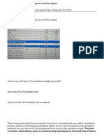 140 Predictive Battery Failure Analysis For The Prius Hybrid