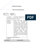 Lampiran 6. LK-5 Jurnal Refleksi Pembelajaran - Siklus 2 (Lompat Jauh)