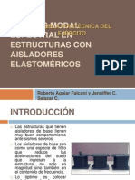 Análisis Modal Espectral en Estructuras Con Aisladores Elastoméricos