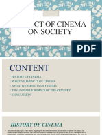 Impact of Cinema On Society