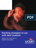 Teaching Deaf Students Lecturers Guide