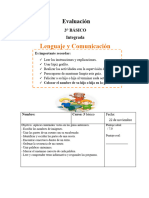 Evaluación 3 Año