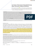 Cancer - 2019 - Jang - A Phase 2 Multicenter Study of Stereotactic Body Radiotherapy For Hepatocellular Carcinoma Safety