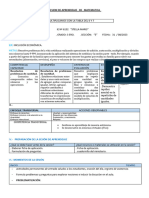 Sesion de Aprendizaje de Multiplicacion Del 6 y 7