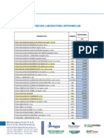 Lista de Precios Orthomolab 2024