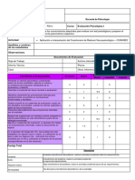 Rubrica de Evaluación Cumanes