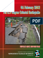 Special Report 2012 Negros Earthquake