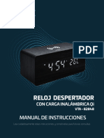 Reloj Despertador: Manual de Instrucciones