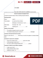 IELTS Listening Part 1 27.4.2024