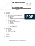 Standard Operating Procedures: Sample Packing and Shipment