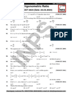 Trigonometric Ratio Practice Sheet